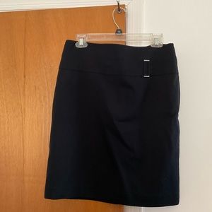 Anne Klein collection belted black skirt